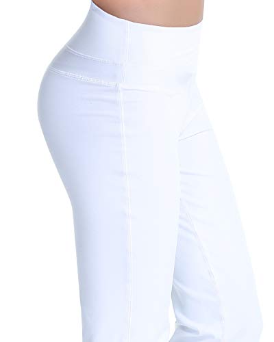Zeronic Women's Bootcut Yoga Pants High Waist Tummy Control Long Bootleg Workout Running Flare Pants for Women Clothing4