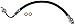 Dorman H622390 Rear Passenger Side Brake Hydraulic Hose for Select Kia Models