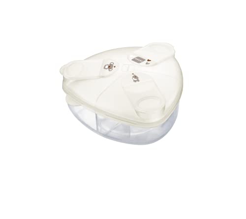 MAM | Boîte doseuse de lait (coloris aléatoire) – Boîte doseuse transparente pour lait en poudre – Doseur de lait pour bébé facile à remplir et à...