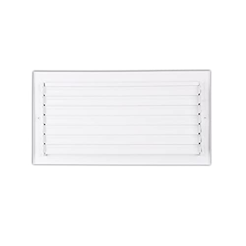 Rejilla de ventilación con láminas rectas, cubierta de ventilación para registro de suministro, acero para techo y pared lateral miniatura 5