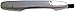 Dorman 79817 Front Passenger Side Exterior Door Handle Compatible with Select Honda Models, Chrome