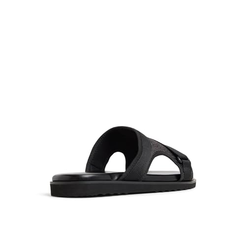 Image of Aldo DENIELS-IN004 Men Open Black Single Strap Sandals