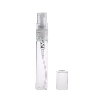 10PCS Clear Spray Bottle Refillable Perfume Atomizer Small Fine Mist Empty Glass Liquid Containers for Essential Oils, Perfumes Personal Beauty Care 5ml
