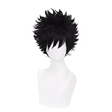 Vivaroom Todoroki Toya Wig Cosplay Wig with Wig Cap Dabi Heat Resistant Synthetic Hair for Manga Anime MHA Role Play for Festival, Holiday, Cosplay Party, Comic Exhibition