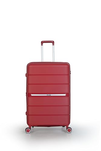 Image of CRUISE Coral Pine 24 Inch Travel Trolley Bag Set (Medium) | Hard Shell Expandable Suitcases with Spinner Wheels | Cabin & Check-in Lightweight Luggage Bags (Set of 1)