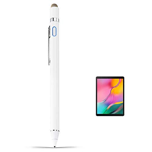 Stylus For Samsung Galaxy Tab A 10.1/10.5/8 Inch 2022 Pencil, Evach Rechargeable Digital Pencil With 1.5Mm Ultra Fine Tip Stylist Pens For Samsung Galaxy Tab A 10.1/10.5/8 Inch 2022,White #TOP1
