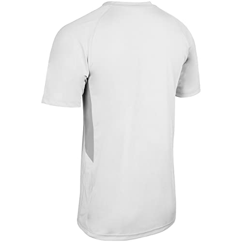 CHAMPRO Camiseta de beisebol juvenil xadrez para meninos