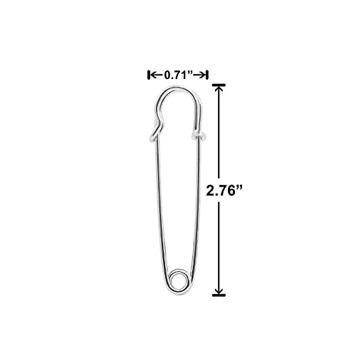 Image of MR. DIY Crafts Gold Safety Pins Set, Heavy Duty Metal Safety Pins for Sewing, Clothing Repair, Jewelry Making, DIY Crafts & Multipurpose Use (3, Gold Pin)