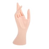 Didiseaon 1Pc Modelo De Mano Forma De Mano Soporte De Joyería Anillo Pulsera Estante De Exhibición Collar Soporte De Suspensión Maniquí Mano Soporte De Joyería Forma De Mano Soporte De