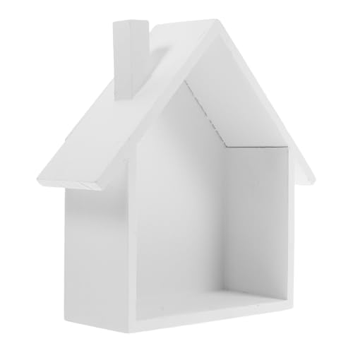 HOLIDYOYO Estante de pared de madera blanco