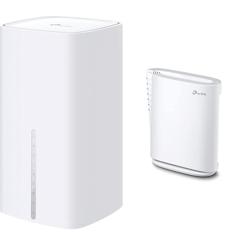 TP-Link VX800v Wi-Fi 6 VDSL Modem-Router + RE900XD Wi-Fi 6 WLAN-Verstärker/Repeater, EasyMesh-Bundle