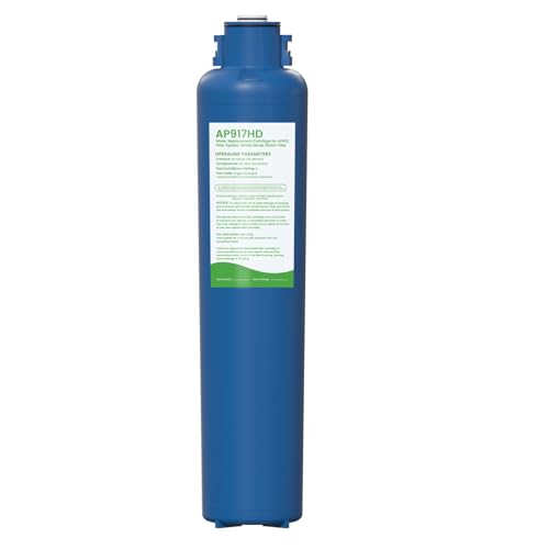 AP917HD AP903 Water Filter Replacement Whole House Sanitary Quick Change Water Filter Cartridge Compatible with 3M Aqua-Pure AP917HD and AP903 System Reduces Sediment Odor
