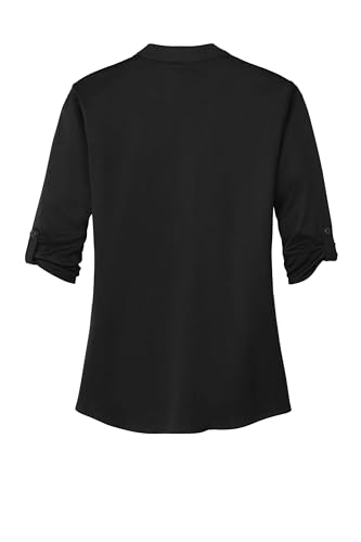 OGIO Women's Crush Henley | Moisture Wicking Work Shirt for Women, Casual Top with 3/4 Sleeves2