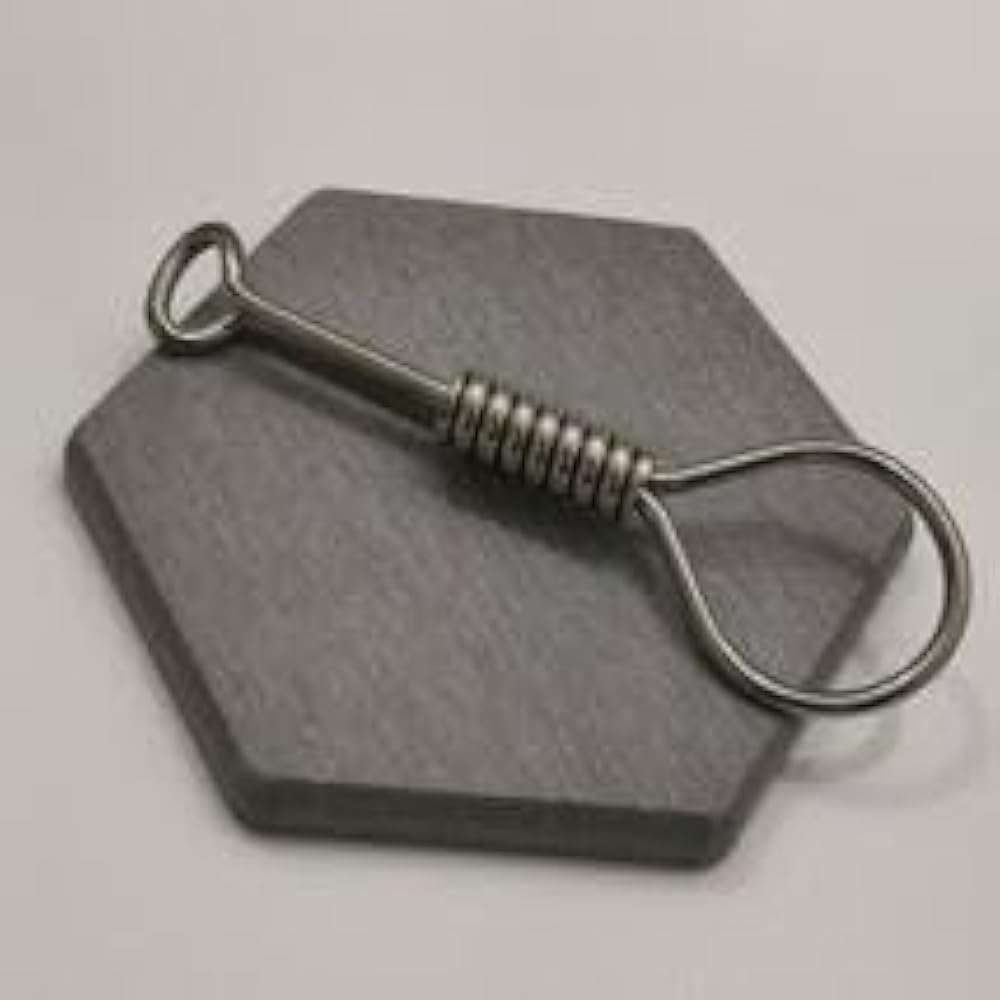 Amazon.co.jp: Jeff Decker Stainless Steel Silver Key Hook Keychain