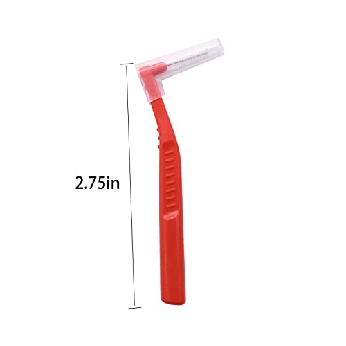 Interdental Brush, 25Pcs Dental Brushes for Between Teeth and Gums Brush Micro Tight Cleaner, Plaque Removal (Red, Green - Image 2