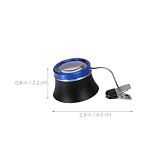 PACKOVE 2 Szt. Szt Powiększające Okulary z Klipsem Lekka Zegarmistrzowska z Aluminiową Ramką Ergonomiczna Do Naprawy Zegarków i Inspekcji Biżuterii Stabilne Mocowanie Do Precyzyjnych Prac