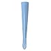 DEMOSHINE Light Blue Patent Over The Knee Boots for Women Thigh High Stiletto Zipper Pointed Toe Long Boots Classic Fashion Sexy Tall Boots Size 9.5