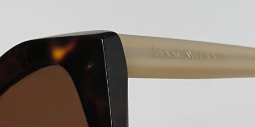 Isaac Mizrahi 30218 Womens/Ladies Cat Eye Full-rim 100% UVA & UVB Lenses Sunglasses/Shades (54-18-140, Tortoise/Beige) by Isaac Mizrahi - Used condition - Image 6