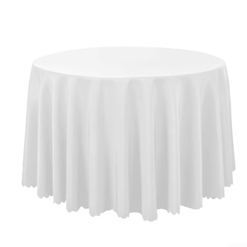 1 mantel para boda, fiesta, banquete, mantel (blanco)