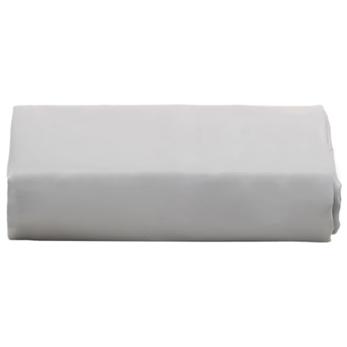 vidaXL Abdeckplane, Plane mit Metall&ouml;sen, Abdeckung UV-Best&auml;ndig Schimmelbest&auml;ndig, Schutzh&uuml;lle Zeltplane Rei&szlig;fest Wasserfest, Grau 1x2,5 m 650 g/m&sup2;