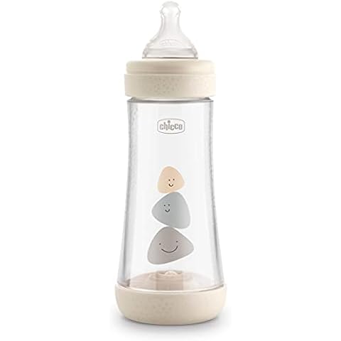 Chicco Perfect 5 Biberones Anticólicos con Tetina de Silicona de Flujo Rápido Cover