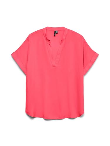 Vmbeauty SS Top WVN Noos Vero Moda blouse manches courtes femme col V fluide