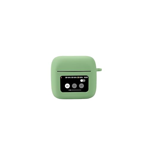 TOUR PRO 3 ケース 耐衝撃 カバー シリコン素材のカバー イヤホン・ヘッドホン アクセサリー TOUR プロ3 CASE 落下防止 収納 保護 おしゃれ ソフトケース 便利 実用 カバーを装着したまま、充電タイプ可能です カラビナ付き(ライトグリ