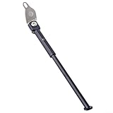 Struttura in alluminio e acciaio: realizzata in lega di alluminio e acciaio inossidabile per resistere all'usura e mantenendo il peso basso; lunghezza totale circa 220 mm per un supporto compatto.