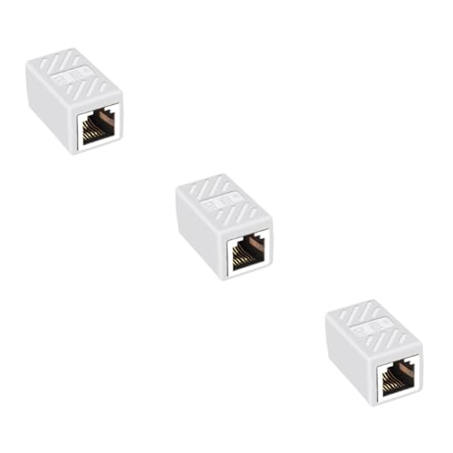Tête bi-passe 5E blanc BESTonZON évite coupures internet lot de 15