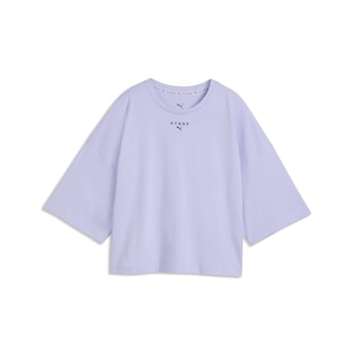 Image of PUMA Women's x Hyrox Cropped Lifestyle T-Shirt, Purple, Medium