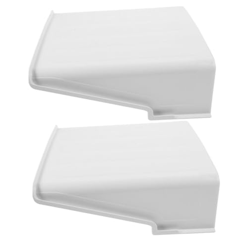 ANDRESLAD 2 Sets Rainproof Camera Guard Outdoor Security Camera Cover Protective Shield for Garden Weather-resistant Lens Protection Easy Installation