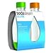 Produktbild Flasche SodaStream PET Duopack Tropfenform Grün und Orange 500ml