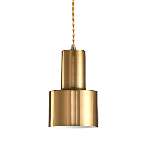 Chandelier moderne en métal brossé pour salon et chambre