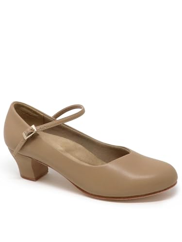 Capezio Cassie Jr. Character Shoe - Child, Caramel, 2 M