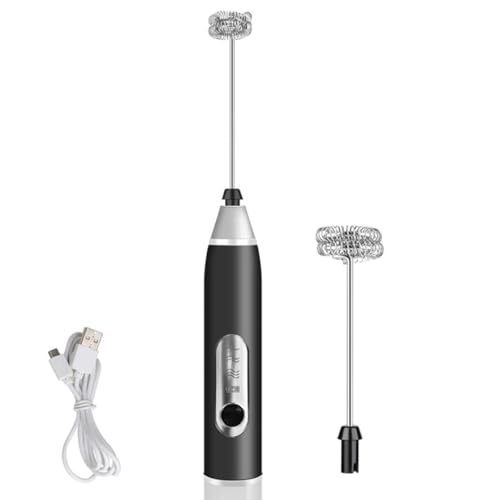Mini Mixer Portátil Sem Fio Recarregável 2 em 1 Misturador de Bebidas Batedor de Ovos Fue Multiuso c