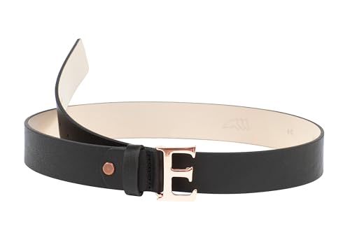 Ceinture en cuir Equiline Noir 100cm pour cavalier exigeant