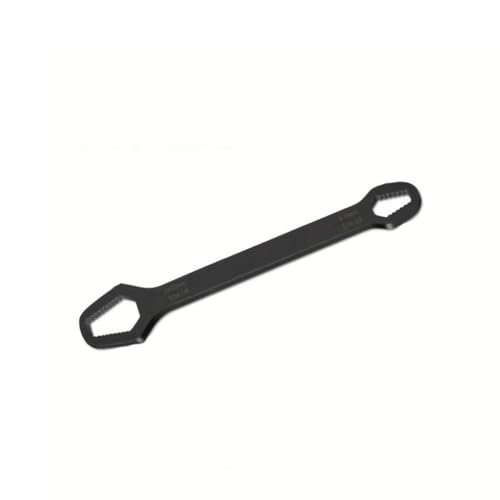 Premium Black Double-Head Wrench (3-17mm) – Versatile 150mm Tool for All Your Hex Nut Needs
