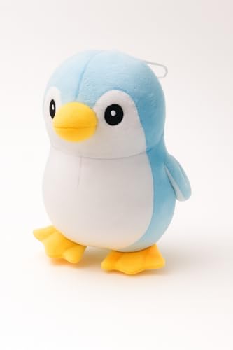 Image of Fun4you Penguin Soft Toy 25cm - Snow Penguin Plush for Kids & Toddlers | Birthday, Gift for Him & Her | Cute Cuddly Animal | Home Decor (Blue)