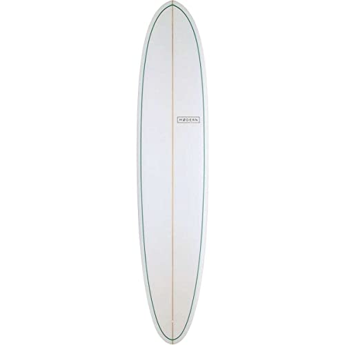Modern Surfboards The Golden Rule Longboard Surfboard Clear With Pinlines, 9Ft 6In #TOP4