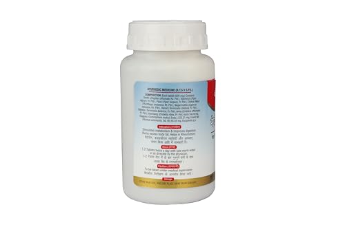 Image of Baidyanath Ayurved Medohar Guggulu Tablets, Enriched with Guggulu, Chitrakmool and Nagarmotha- 120 Tablets (Pack of 2x120)