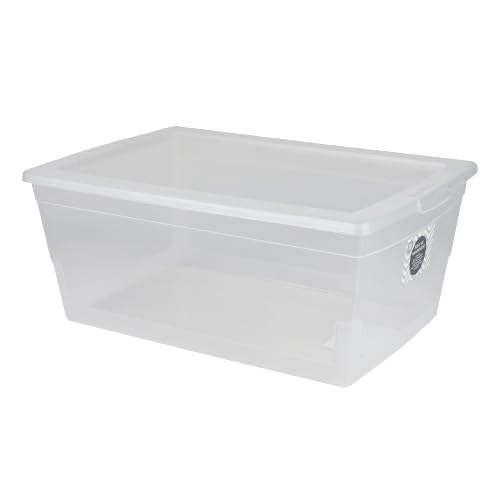 Urban living SUZIE AUFBEWAHRUNGSBOX AUS KUNSTSTOFF 15L MIT CLIPDECKEL 41X29XH17,5CM