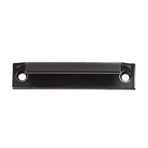 Bouton de traction noir ergonomique en aluminium pour fenêtre et balcon