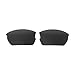 Walleva Replacement Lenses for Wiley X Valor Sunglasses - Multiple Options Available (Black - Polarized)