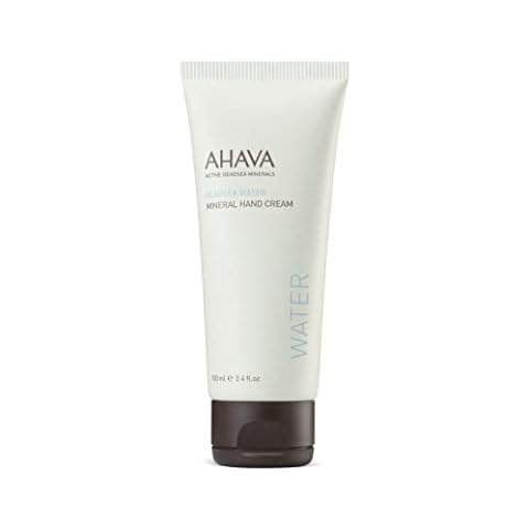 AHAVA Dead Sea Water Mineral Hand Cream 100 ml Natural Skin Care Moisturizing Treatment for Dry Hands - Protects from Weather and Daily Damage Cover