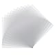 Vaessen Creative Florence Acetat Platten - Quadratisch Kraftpapier - 30,5 x 30,5 cm - Transparent - 10 Stück - für Scrapbook, Karten und Basteln - Hitzebeständig