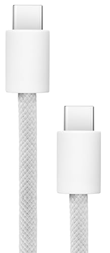 Image of AINE USB C to USB C Cable 3.3FT, 60W PD Fast Charging Nylon Braided Type-C Charger Cord compatible with iPhone 15 16 Pro Plus Pro Max iPad Pro Air MacBook Pixel - Original charging Speed