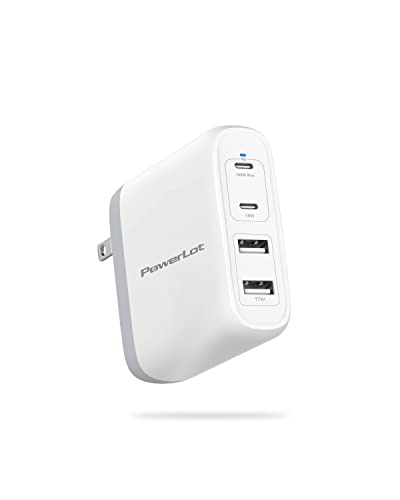 PowerLot 100W USB C Wall Charger GaN PD 4-Port USB ...