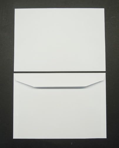 Blanke Kuvertierhüllen 178x254mm 90g/qm gummiert VE=500 Stück weiß