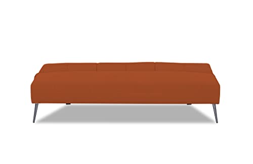 Image of Adorn India Xander 3 Seater Sofa Cum Bed (Rust) (3 Year Warranty)