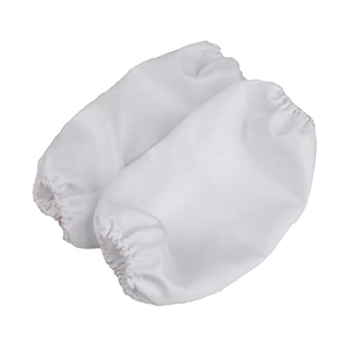 UJEAVETTE 2xCloth Arm Sleeves Covers Oversleeves Cleaning Kitchen White-image-13